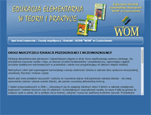 Tablet Screenshot of edel.womczest.edu.pl